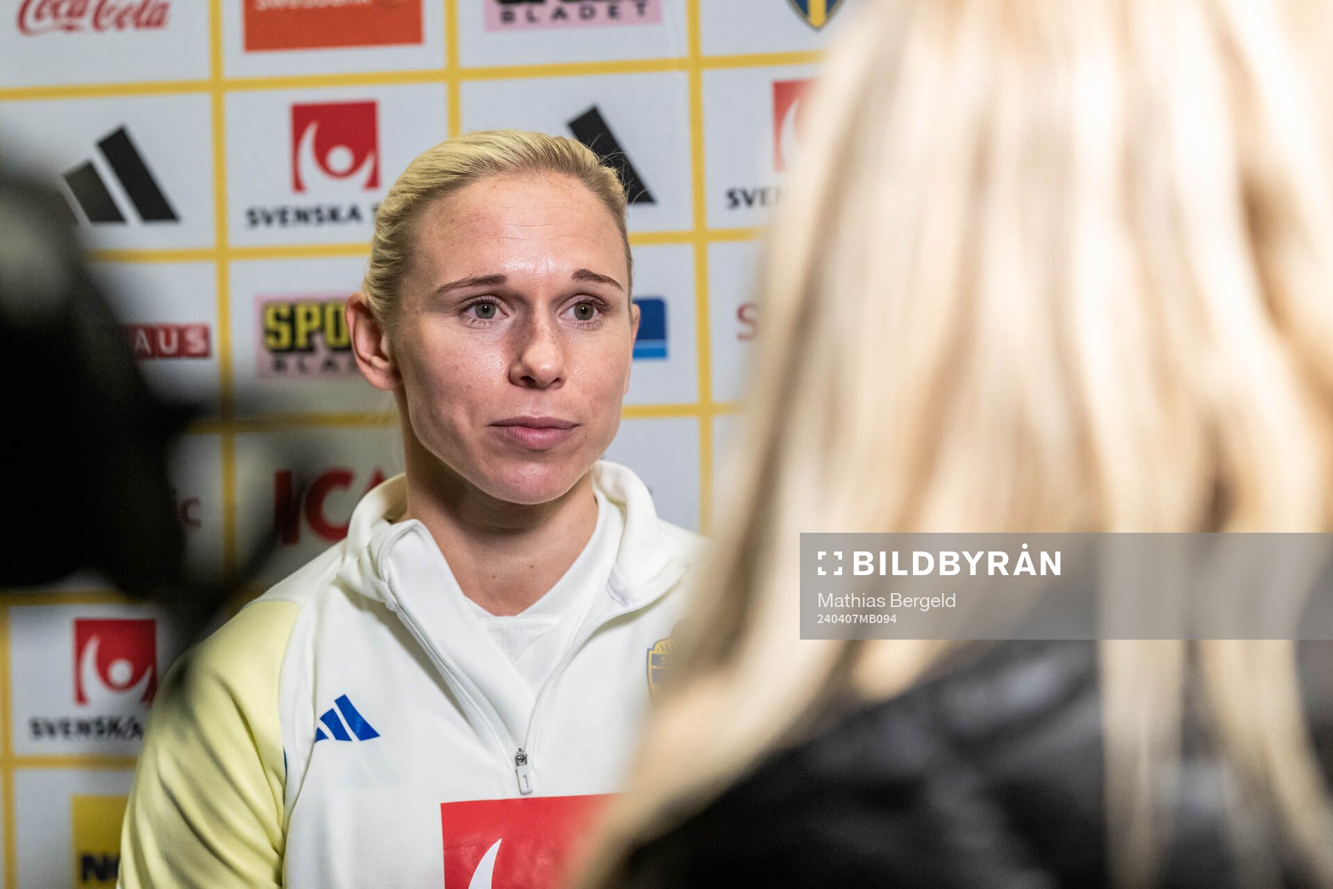 Jonna Andersson of the Swedish women's national football