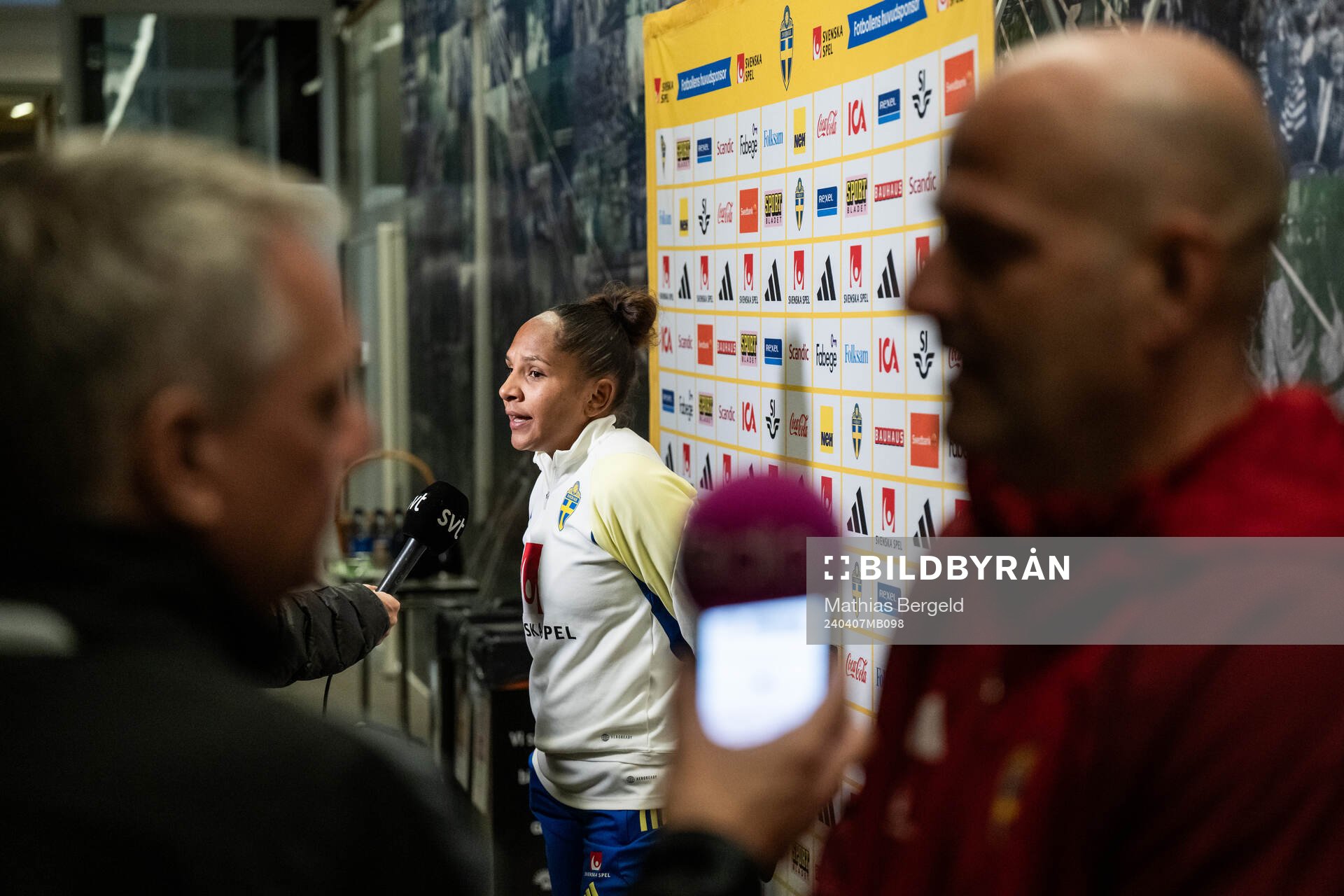 Madelen Janogy of the Swedish women's national football