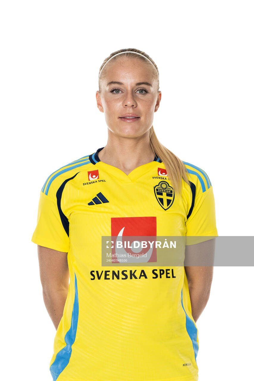 Stina Lennartsson of the Swedish women's national football