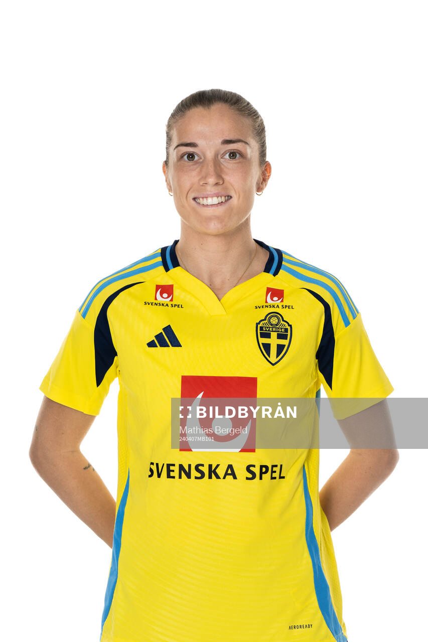 Filippa Angeldahl of the Swedish women's national football