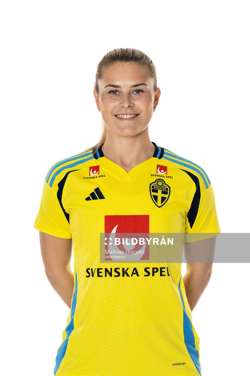 Amanda Nildén of the Swedish women's national football
