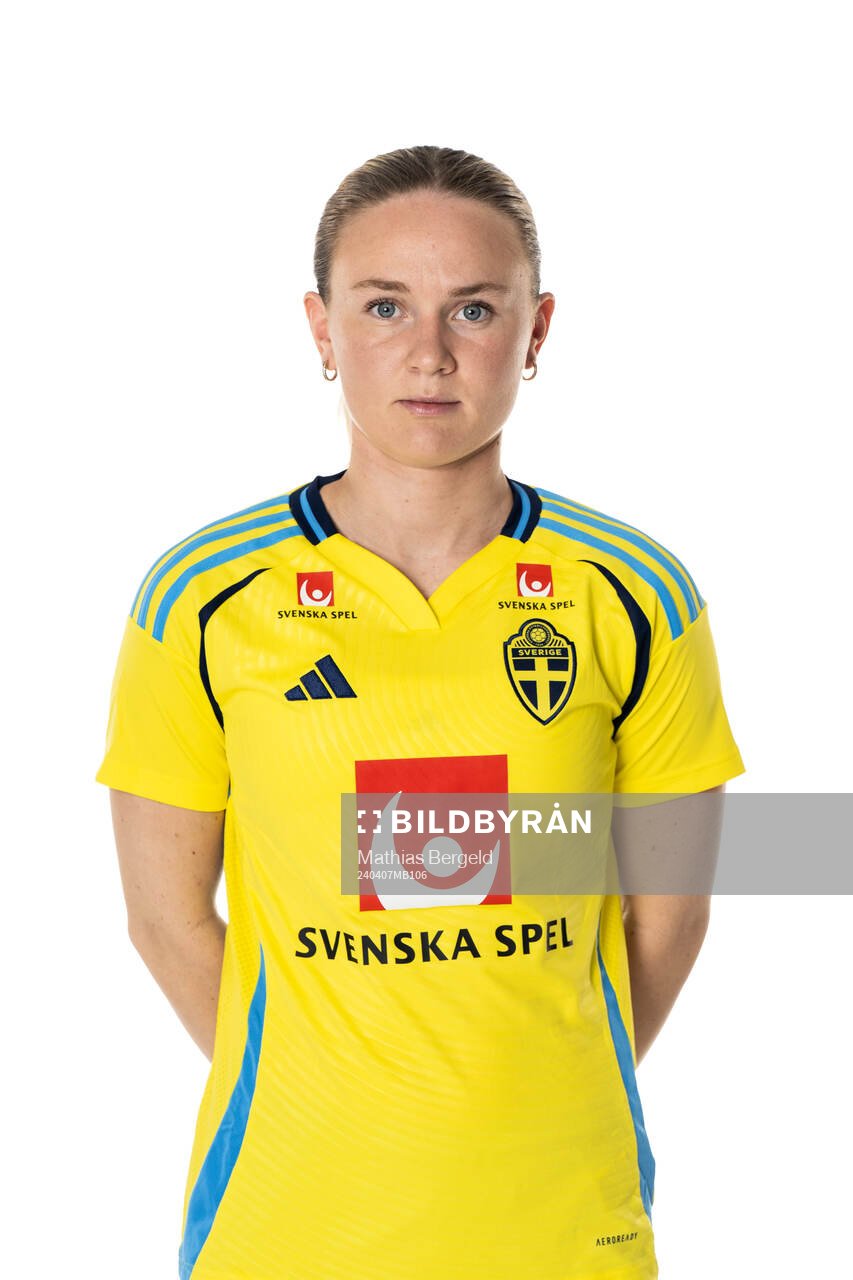 Matilda Vinberg of the Swedish women's national football