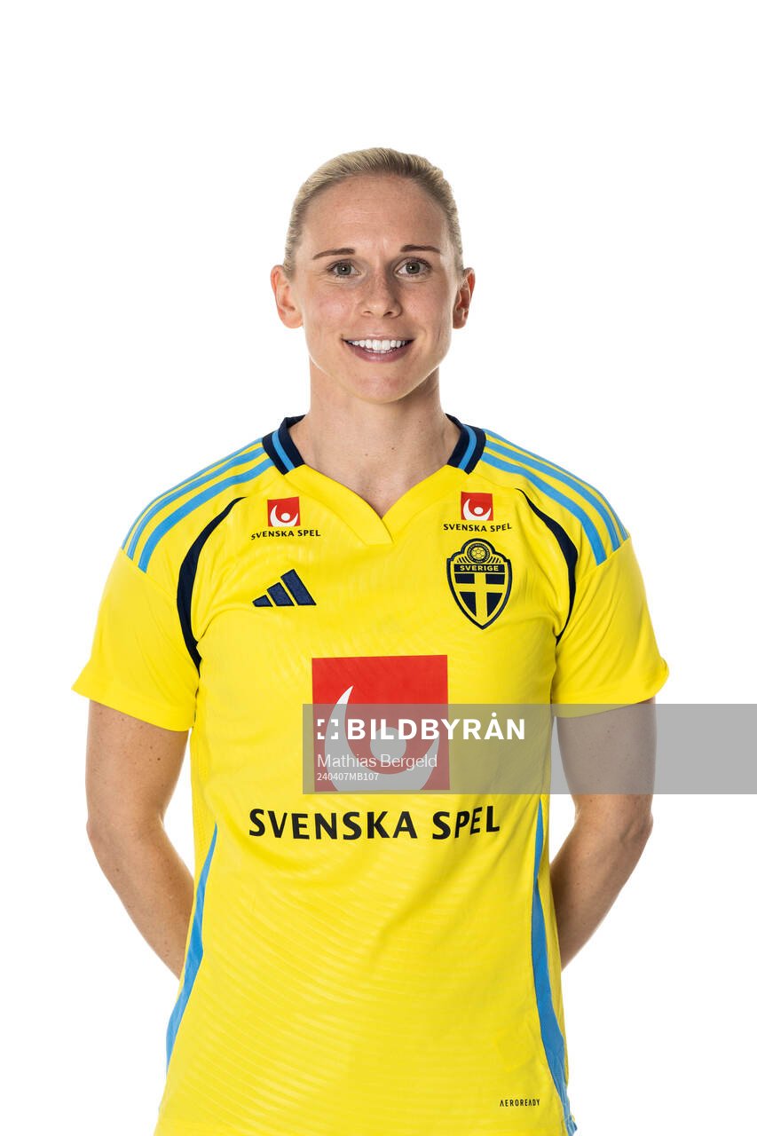 Jonna Andersson of the Swedish women's national football