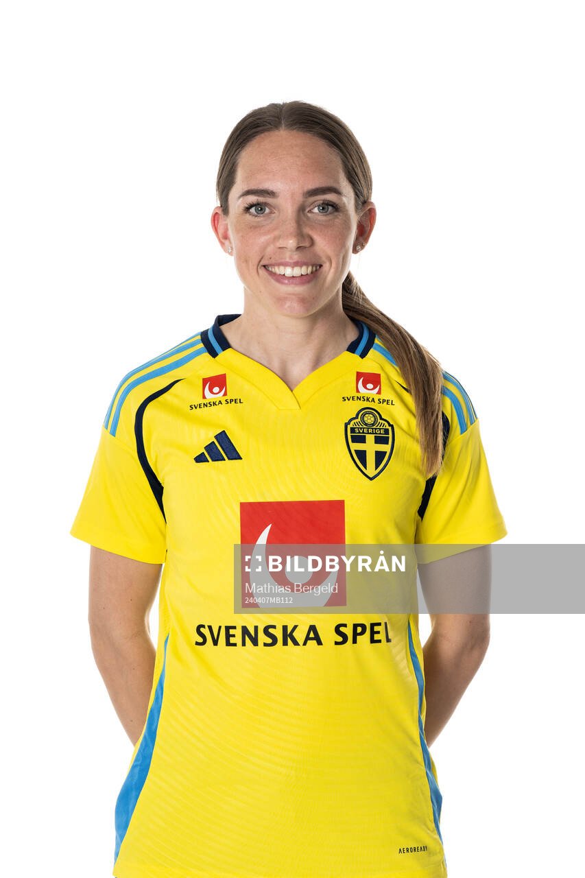 Elin Rubensson of the Swedish women's national football