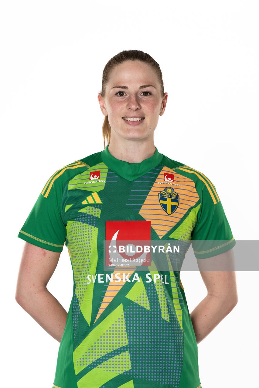 Goalkeeper Tove Enblom of the Swedish women's national
