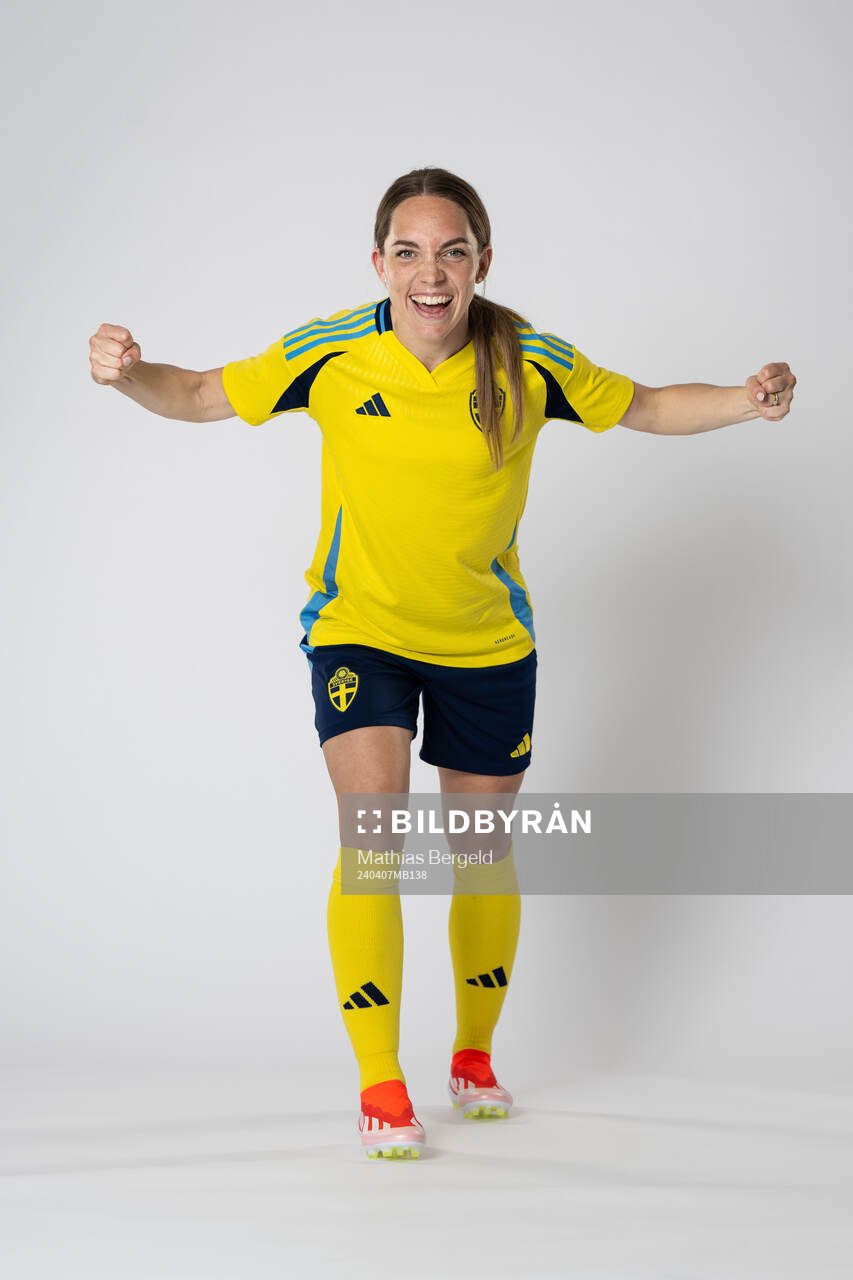 Elin Rubensson of the Swedish women's national football