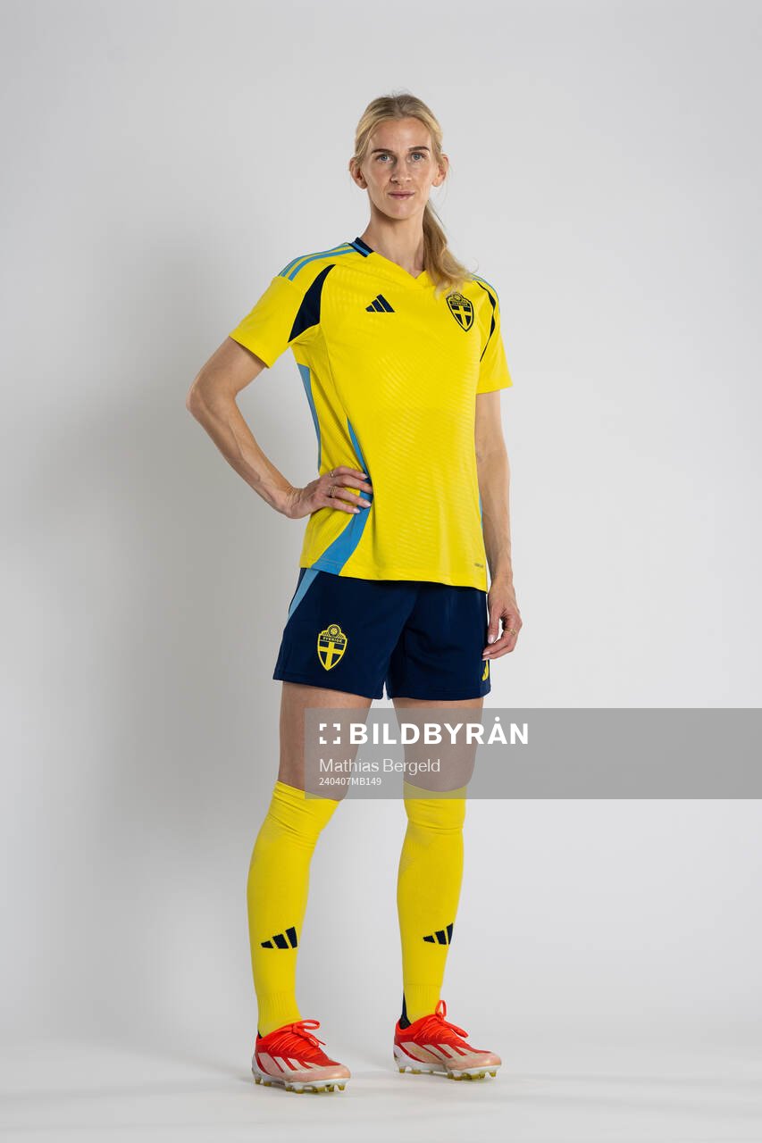 Sofia Jakobsson of the Swedish women's national football