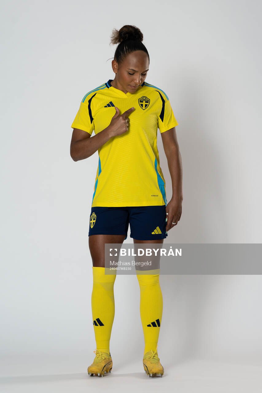 Madelen Janogy of the Swedish women's national football