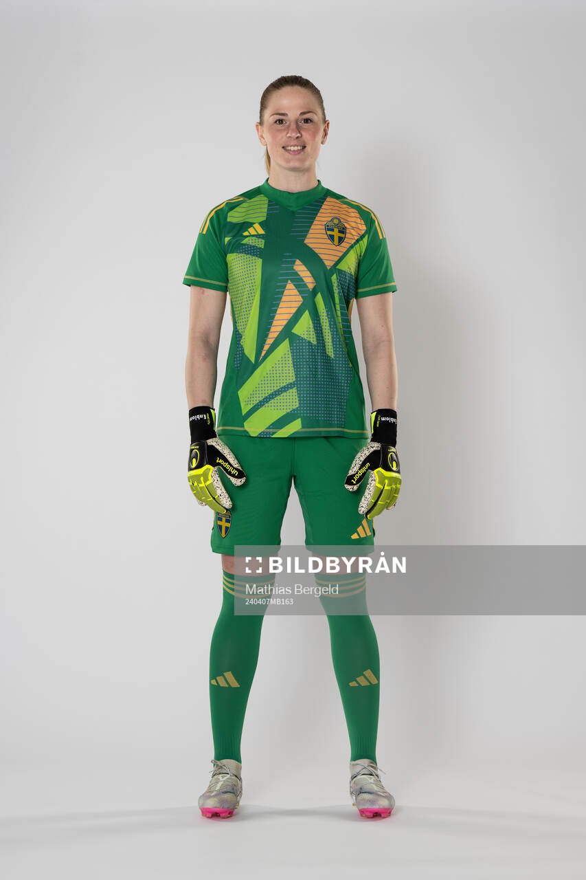 Goalkeeper Tove Enblom of the Swedish women's national
