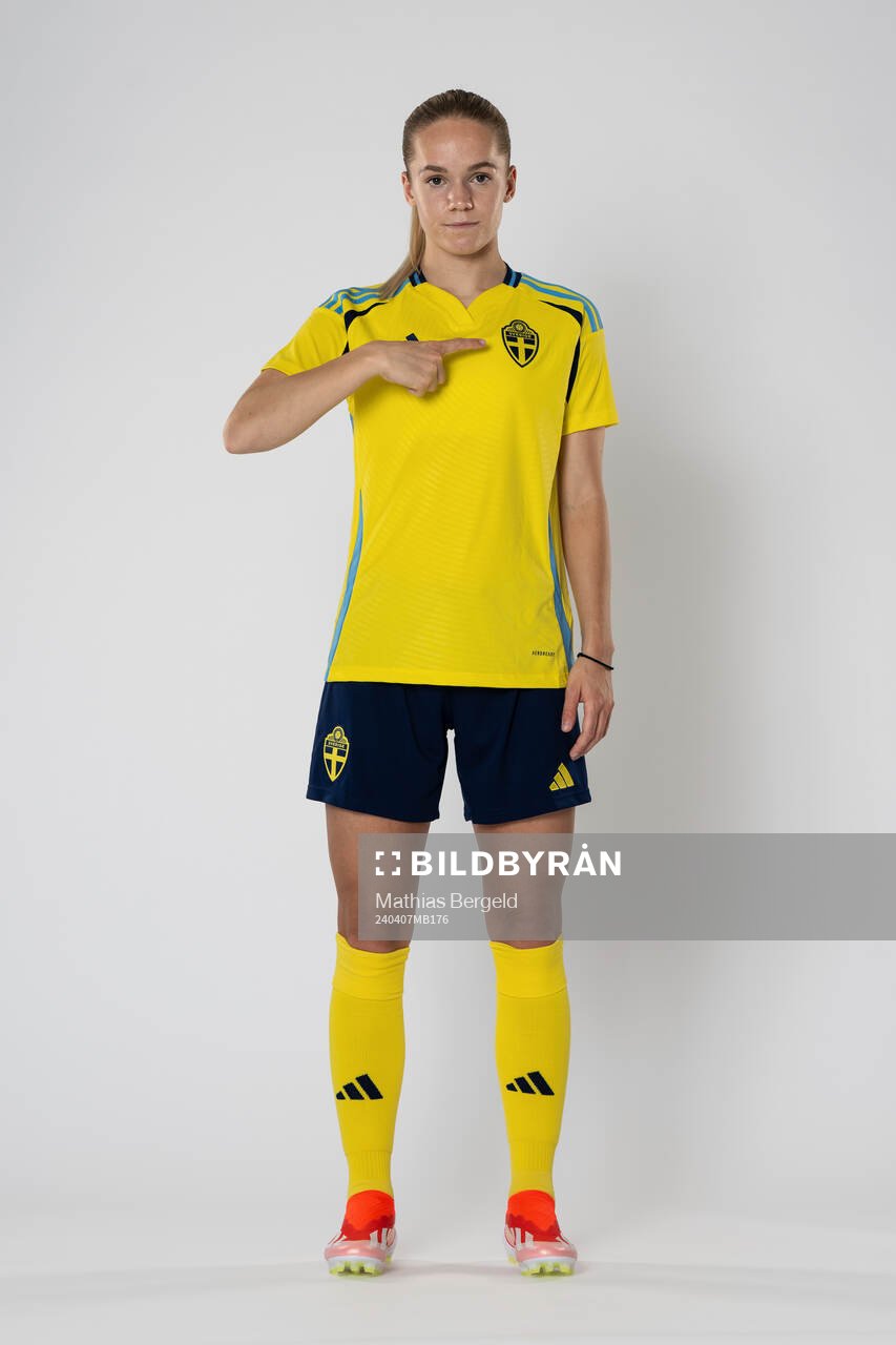 Hanna Lundkvist of the Swedish women's national football