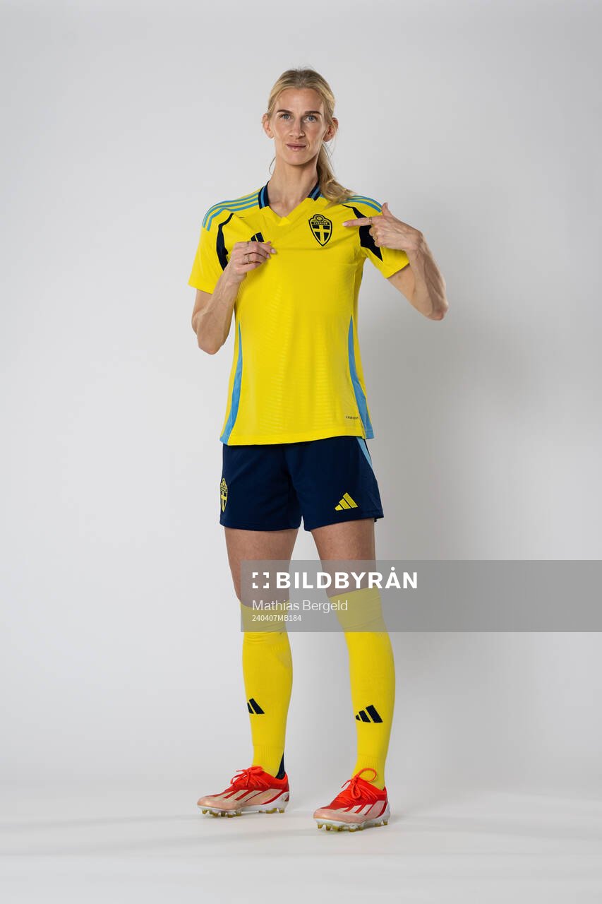 Sofia Jakobsson of the Swedish women's national football