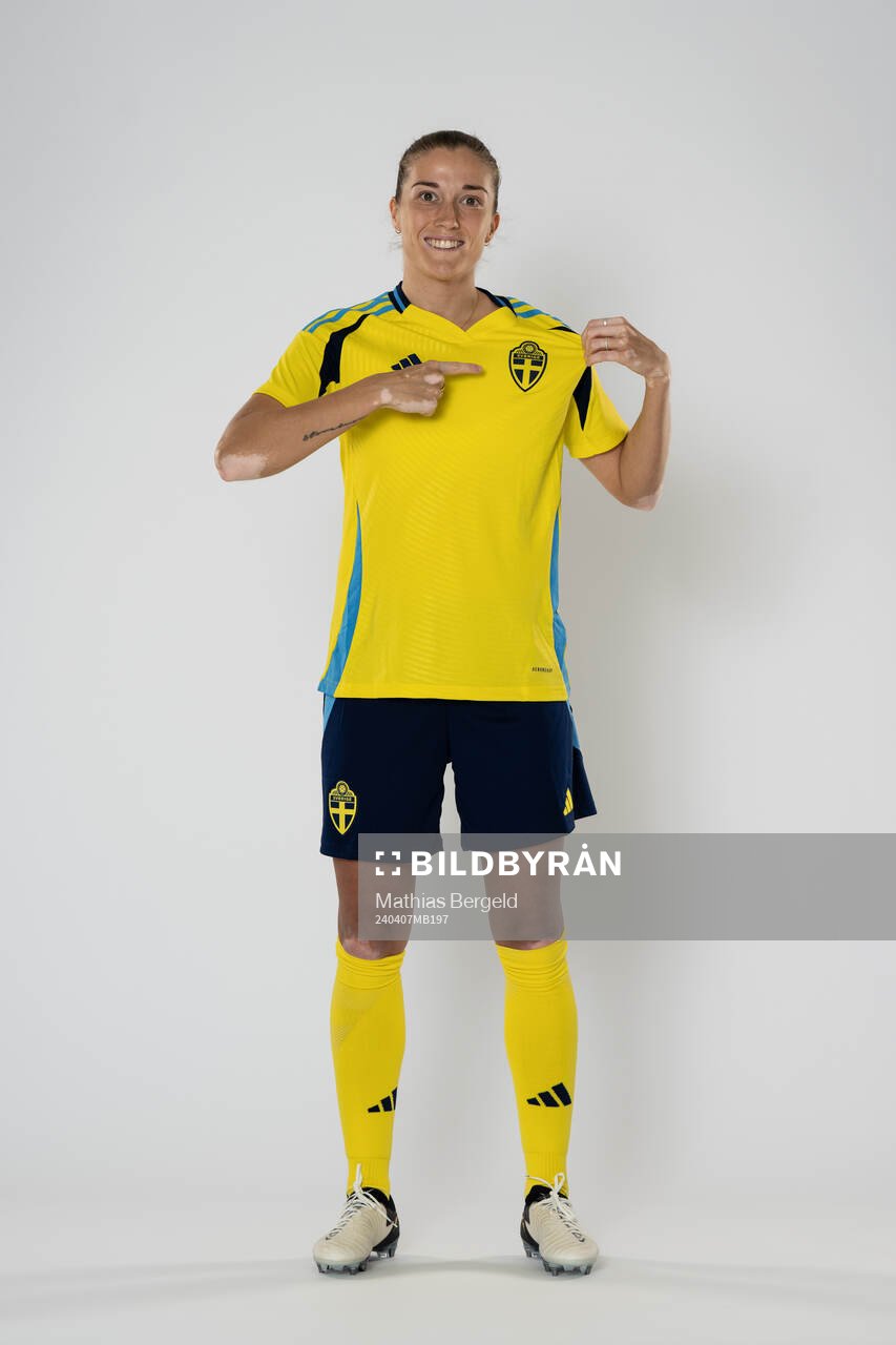 Filippa Angeldahl of the Swedish women's national football