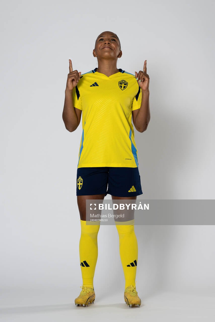 Madelen Janogy of the Swedish women's national football
