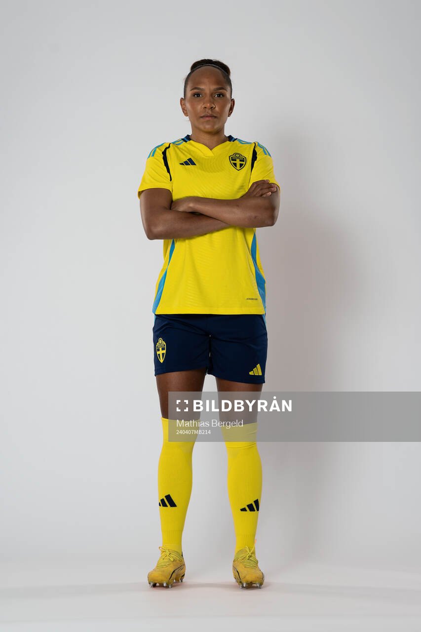 Madelen Janogy of the Swedish women's national football