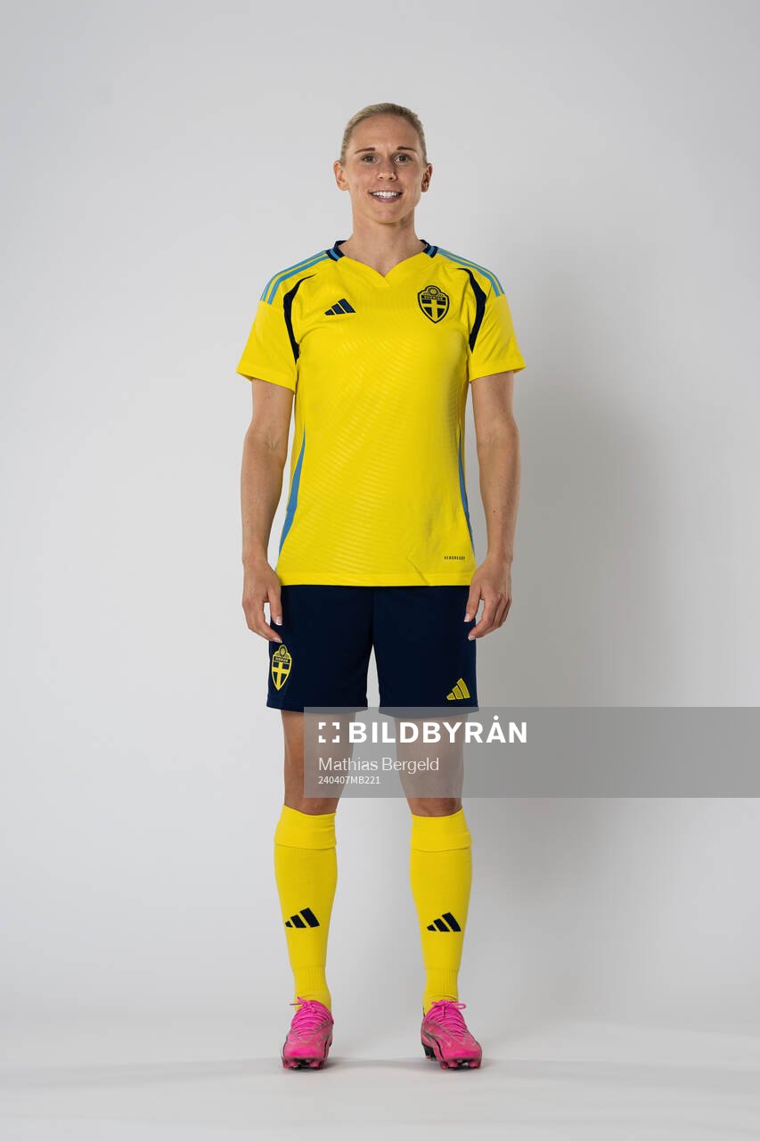 Jonna Andersson of the Swedish women's national football