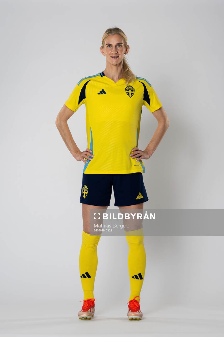 Sofia Jakobsson of the Swedish women's national football