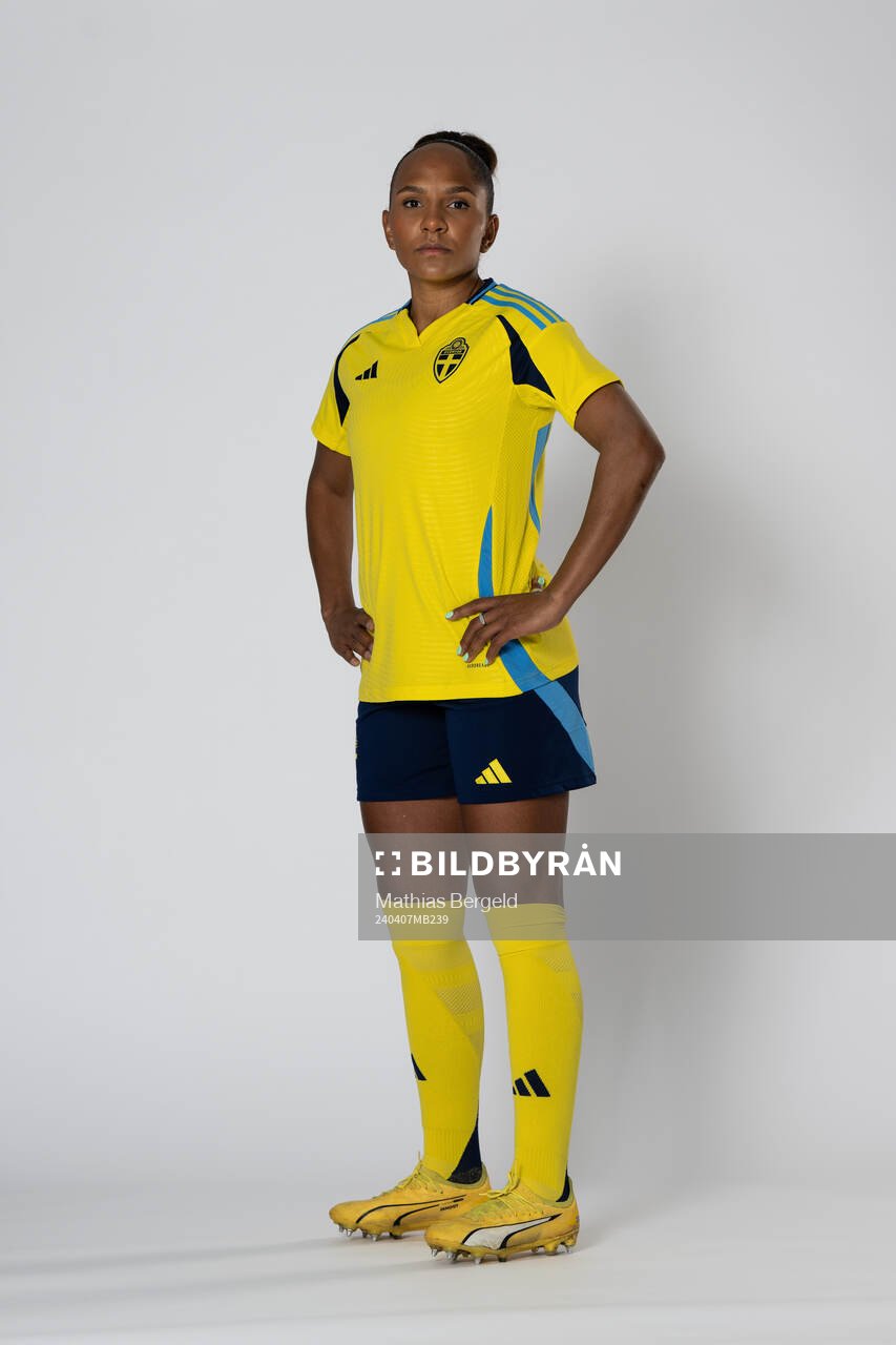 Madelen Janogy of the Swedish women's national football