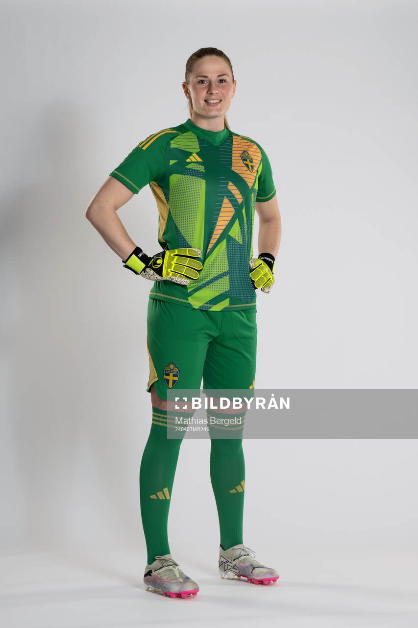 Goalkeeper Tove Enblom of the Swedish women's national