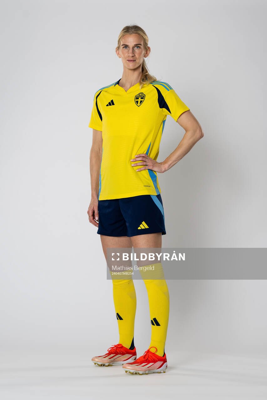 Sofia Jakobsson of the Swedish women's national football