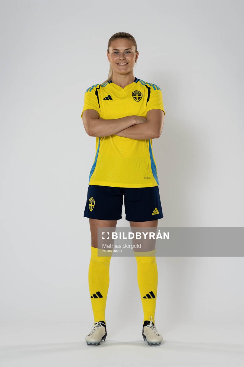 Amanda Nildén of the Swedish women's national football