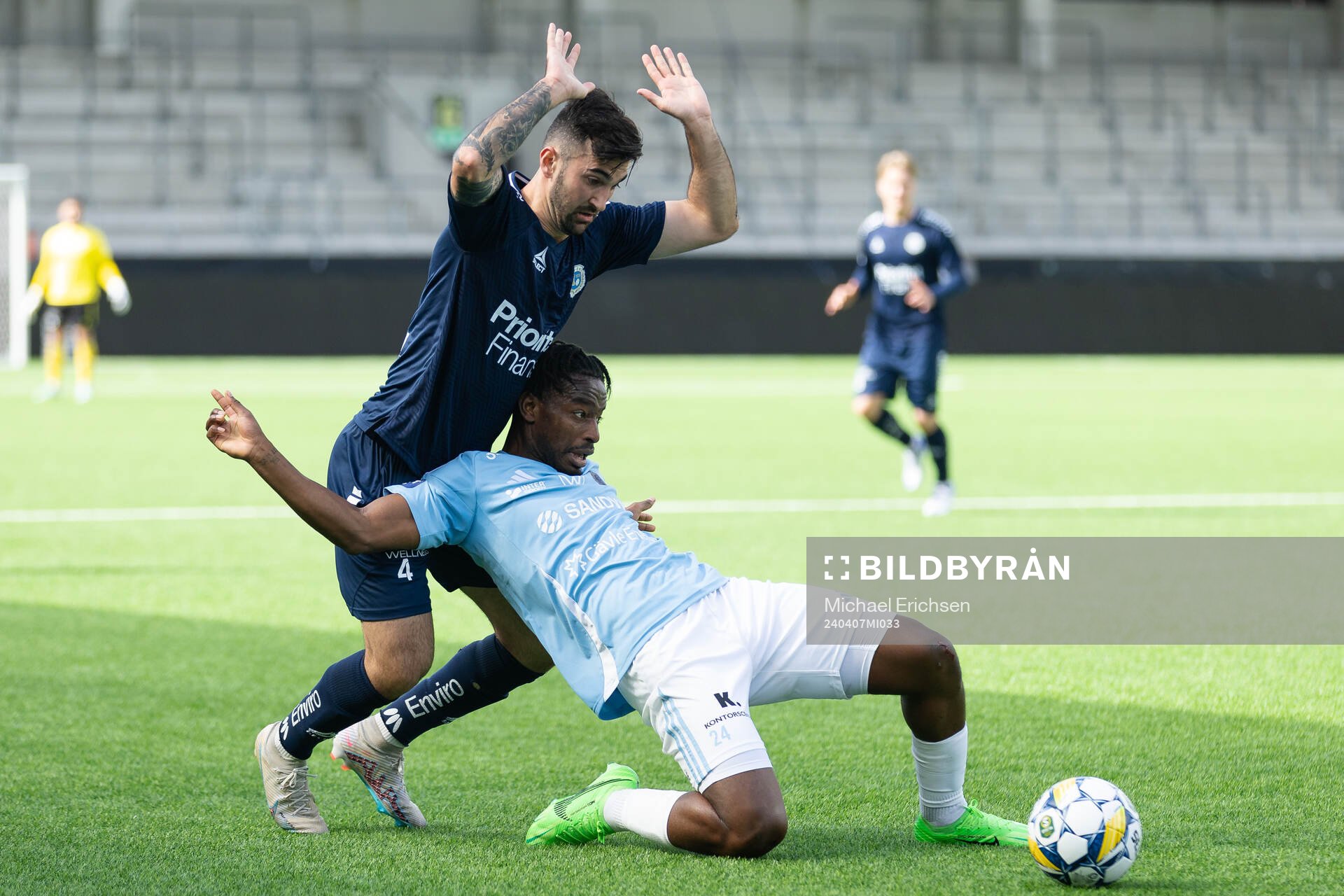 Utsiktens Allan Mohideen och Gefles York Rafael