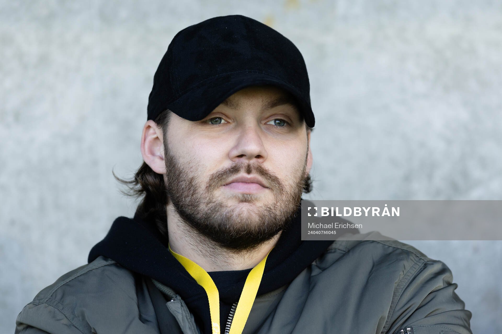 Utsiktens Karl Bohm innan fotbollsmatchen i Superettan