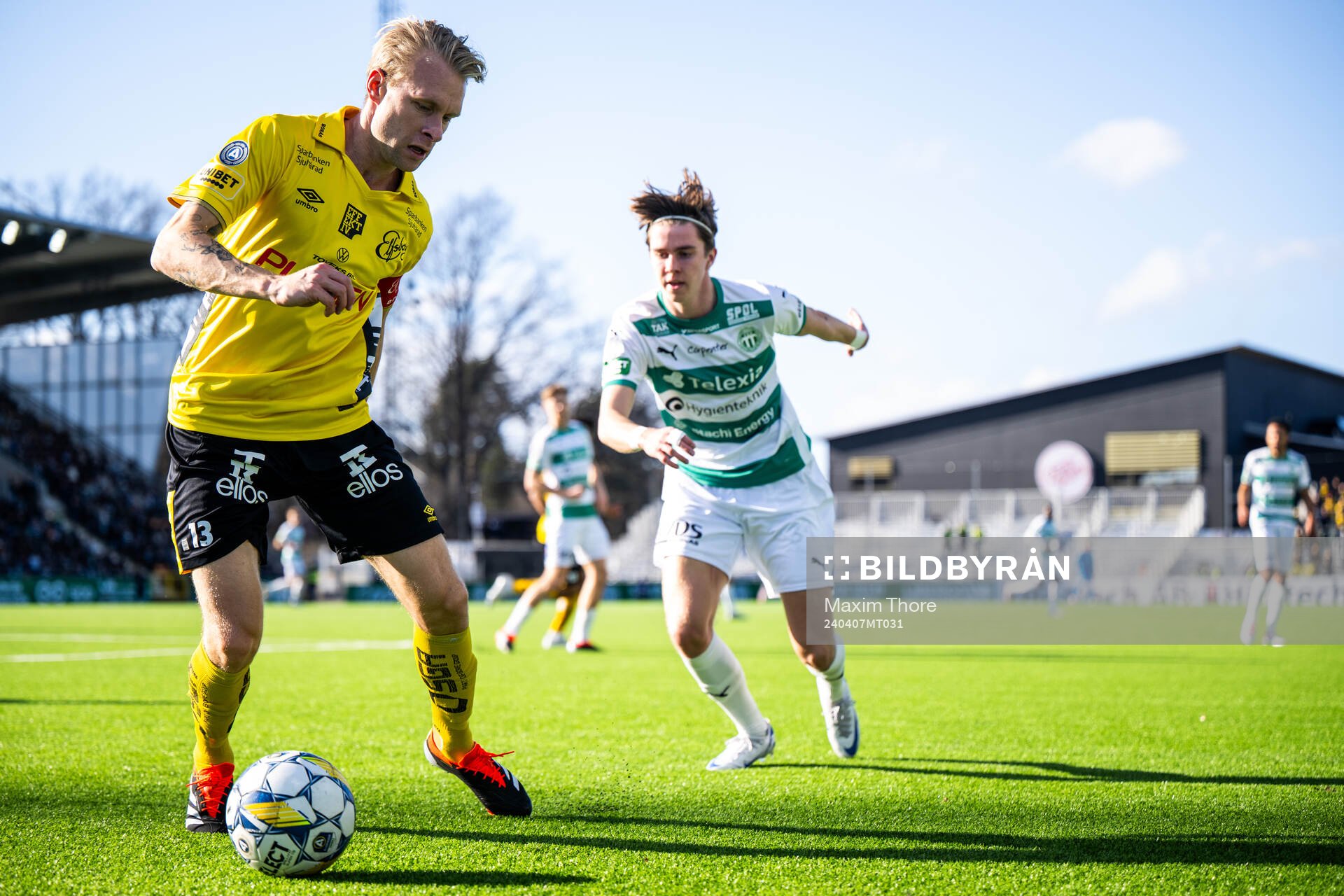 Elfsborgs Johan Larsson och Västerås Max Larsson