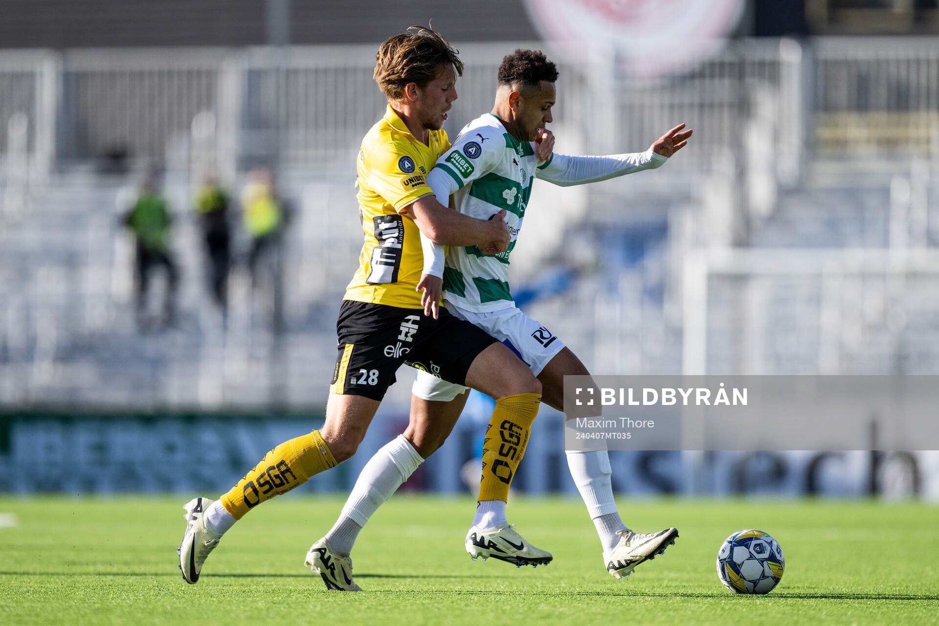 Elfsborgs Noah Söderberg och Västerås Mattéo Alrich