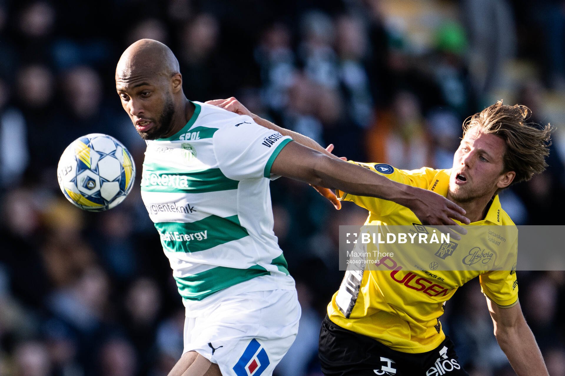 Västerås Jabir Abdihakim Ali och Elfsborgs Noah Söderberg