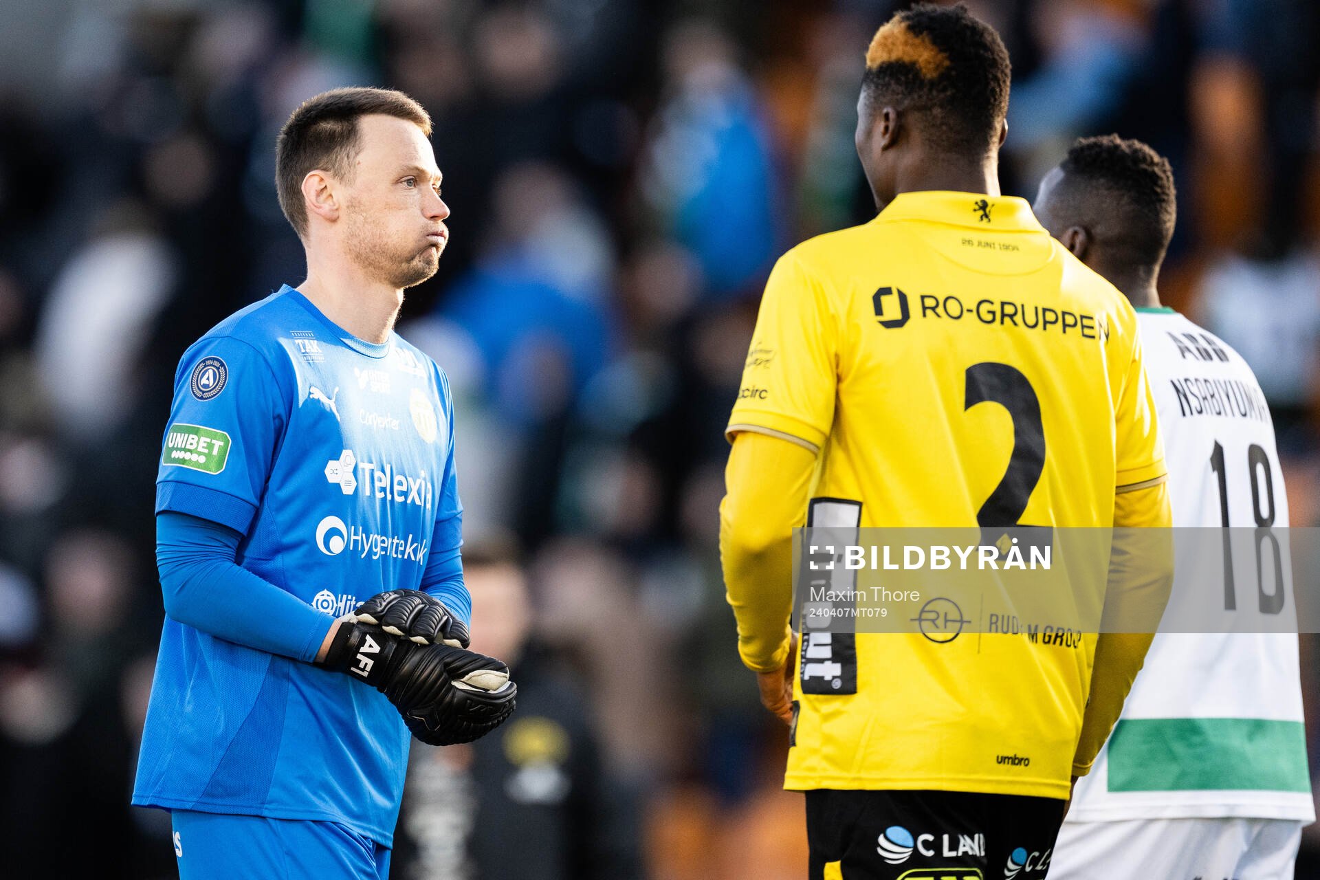 Västerås målvakt Anton Fagerström deppar