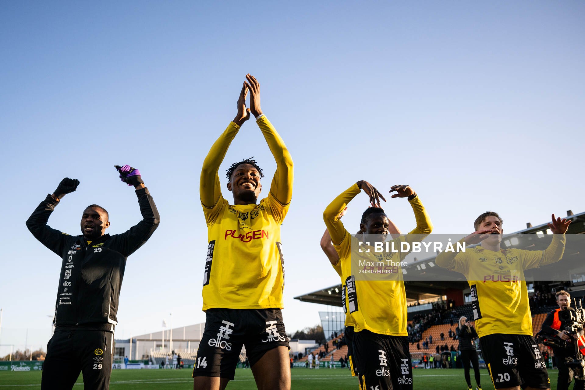 Elfsborgs spelare jublar