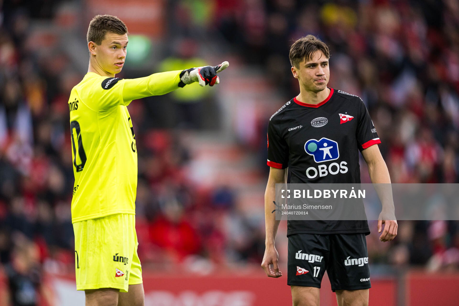 Jonathan Frost Fischer and Sigurd Kvile of Fredrikstad