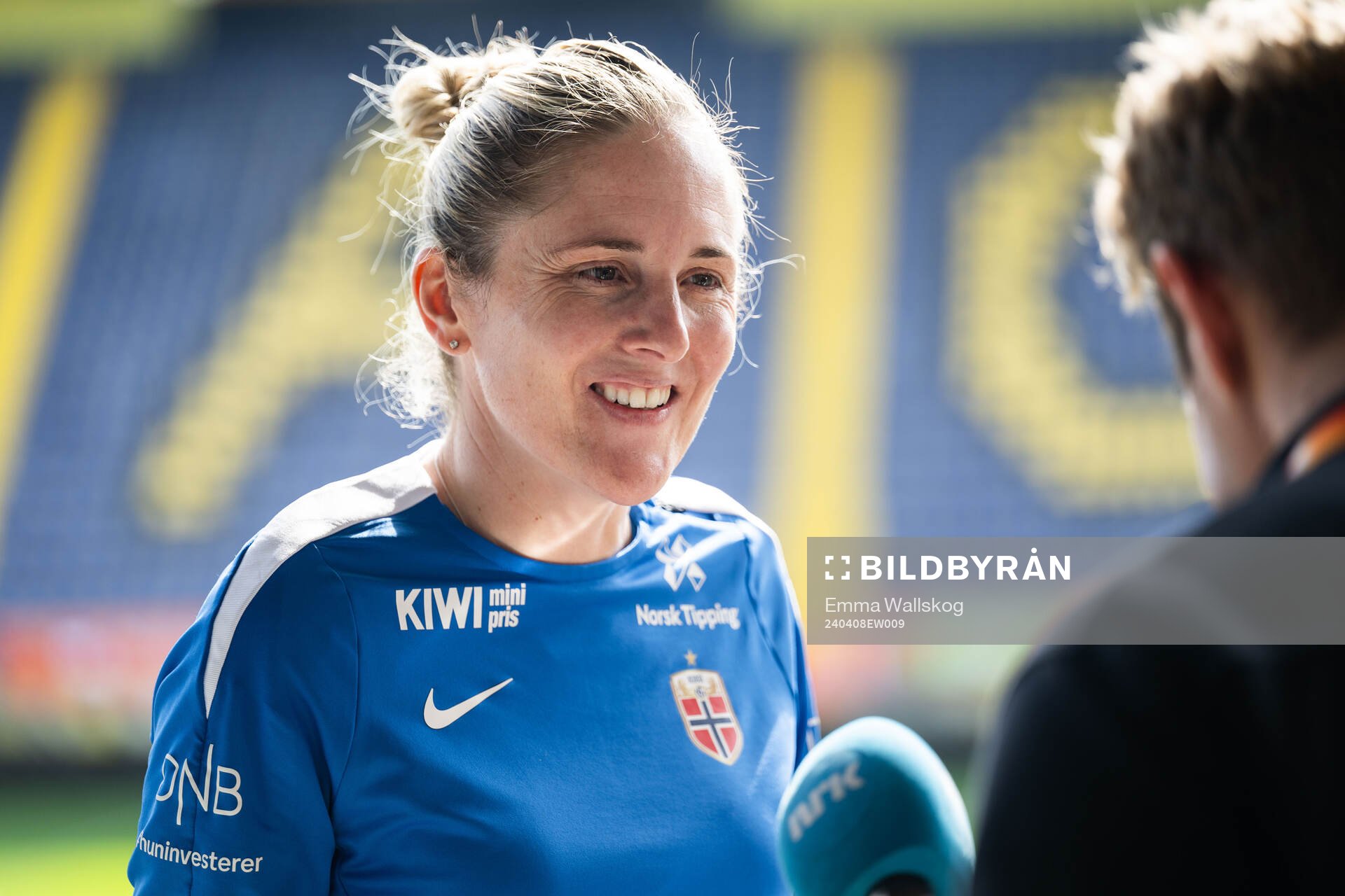 Head coach Gemma Grainger of the Norwegian women's national