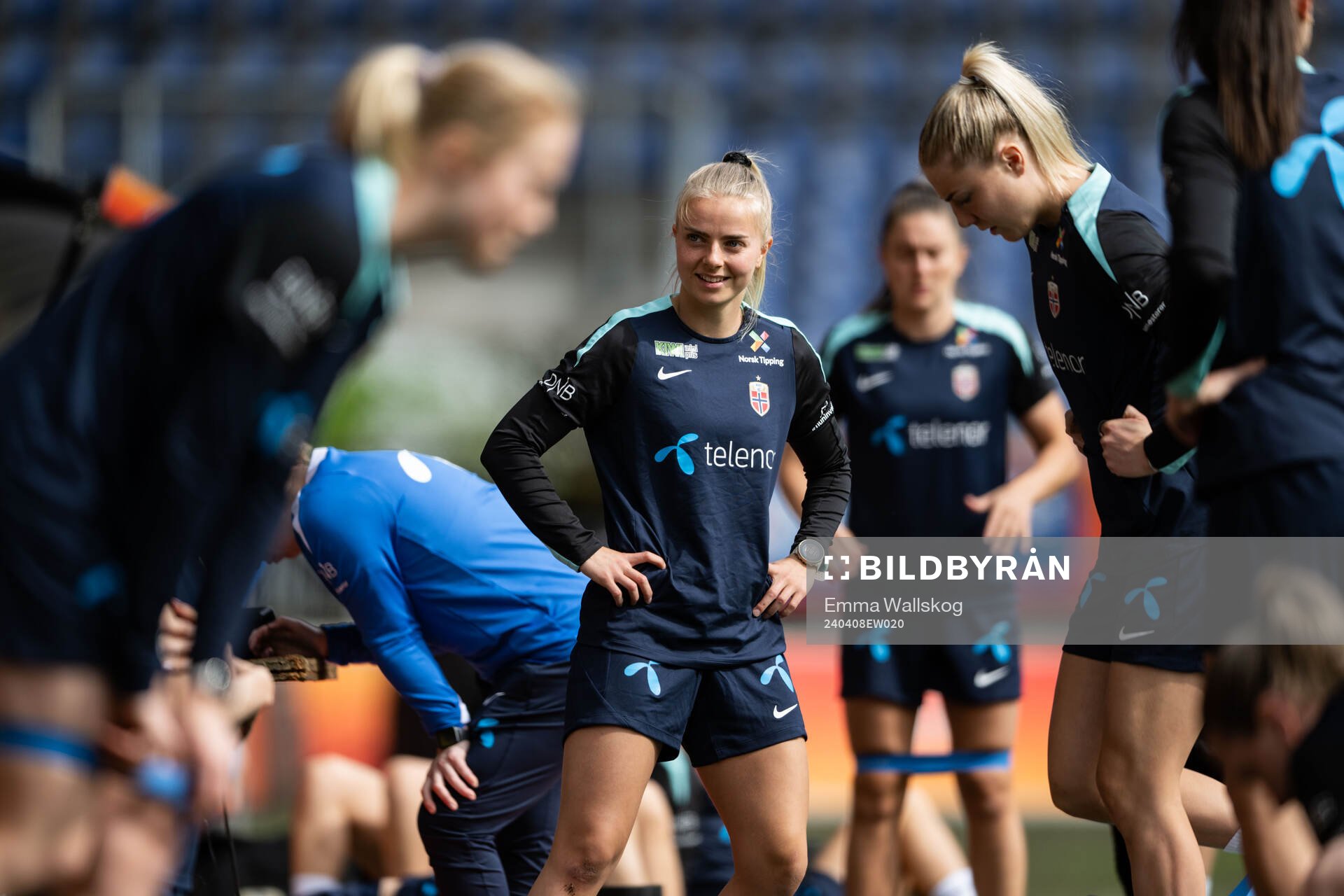 Emilie Marie Aanes Woldvik of the Norwegian women's