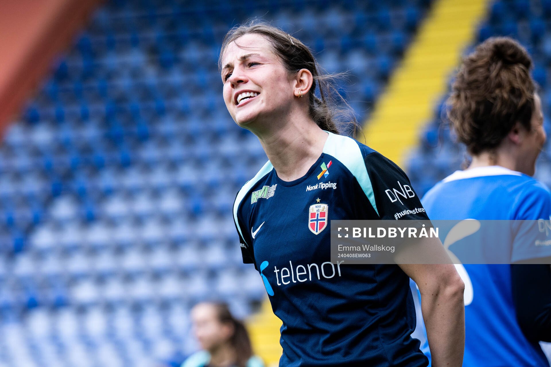 Tuva Hansen of the Norwegian women's national football team