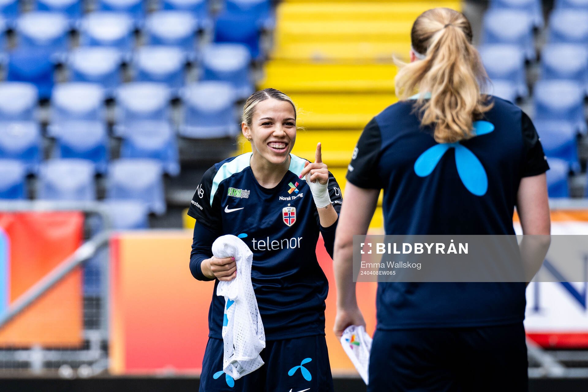 Celin Bizet Ildhusøy and Signe Gaupset of the Norwegian