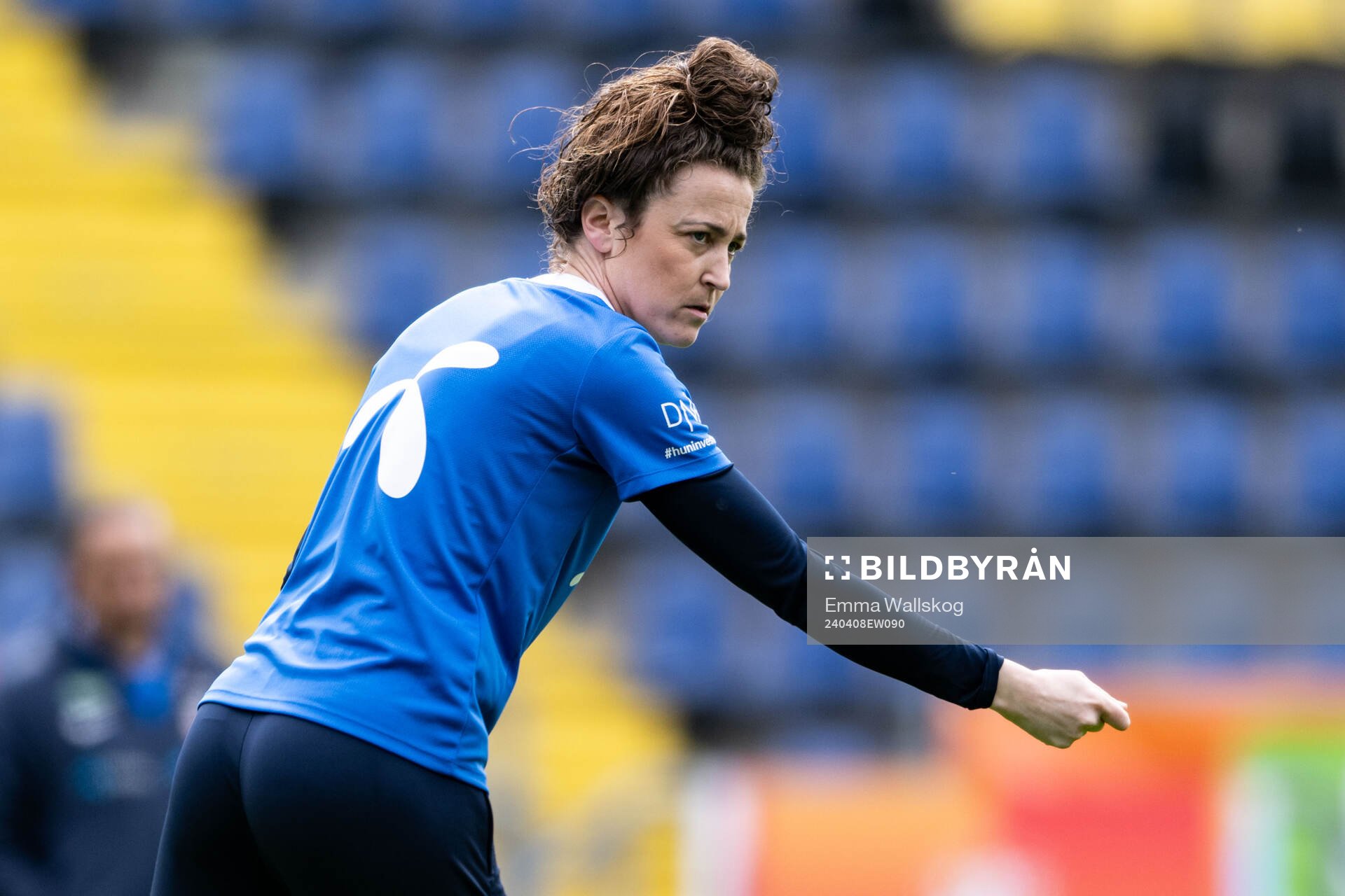 Frankie Hunter, fitness coach of the Norwegian women's