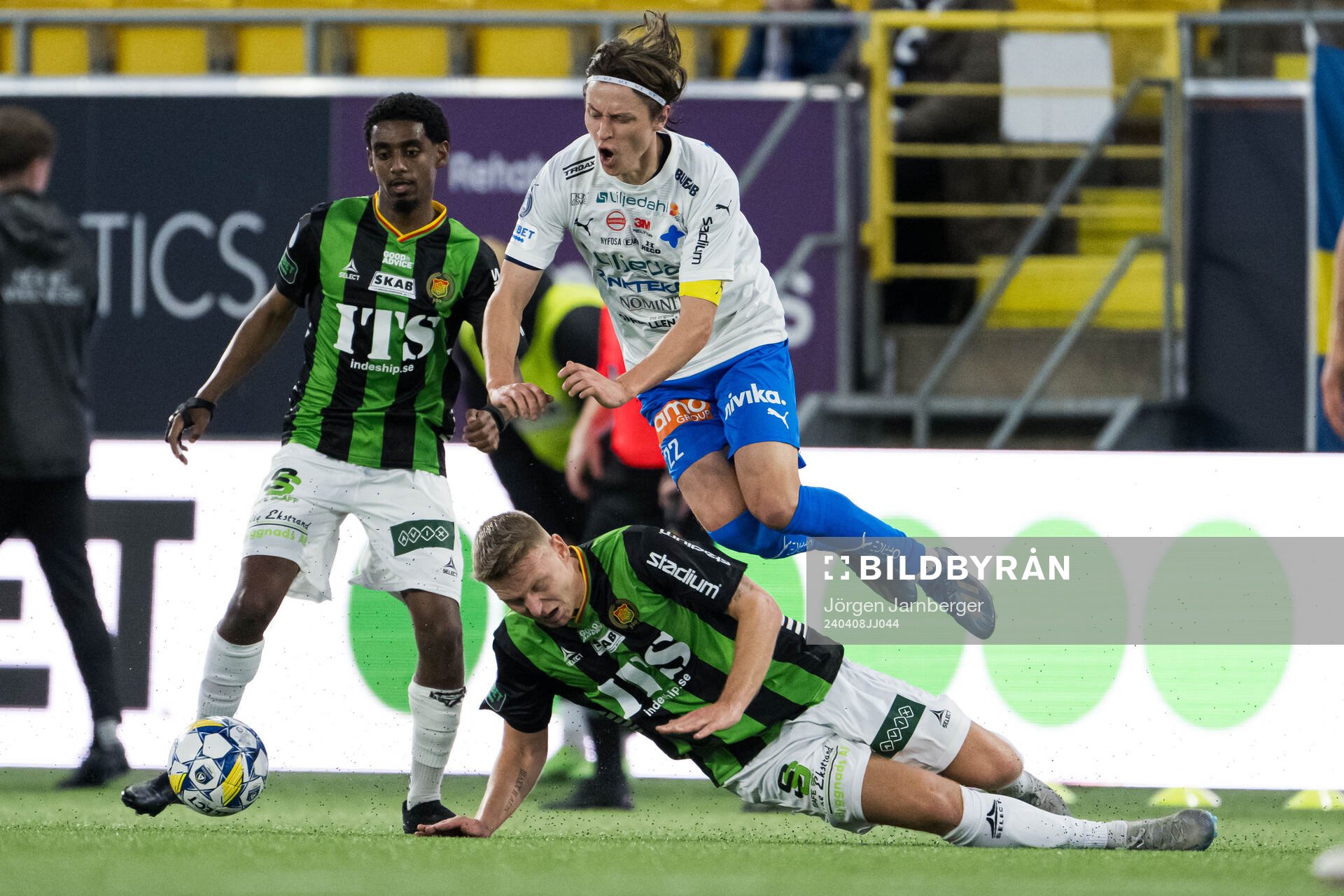 GAISs Joackim Åberg och Värnamos Simon Thern