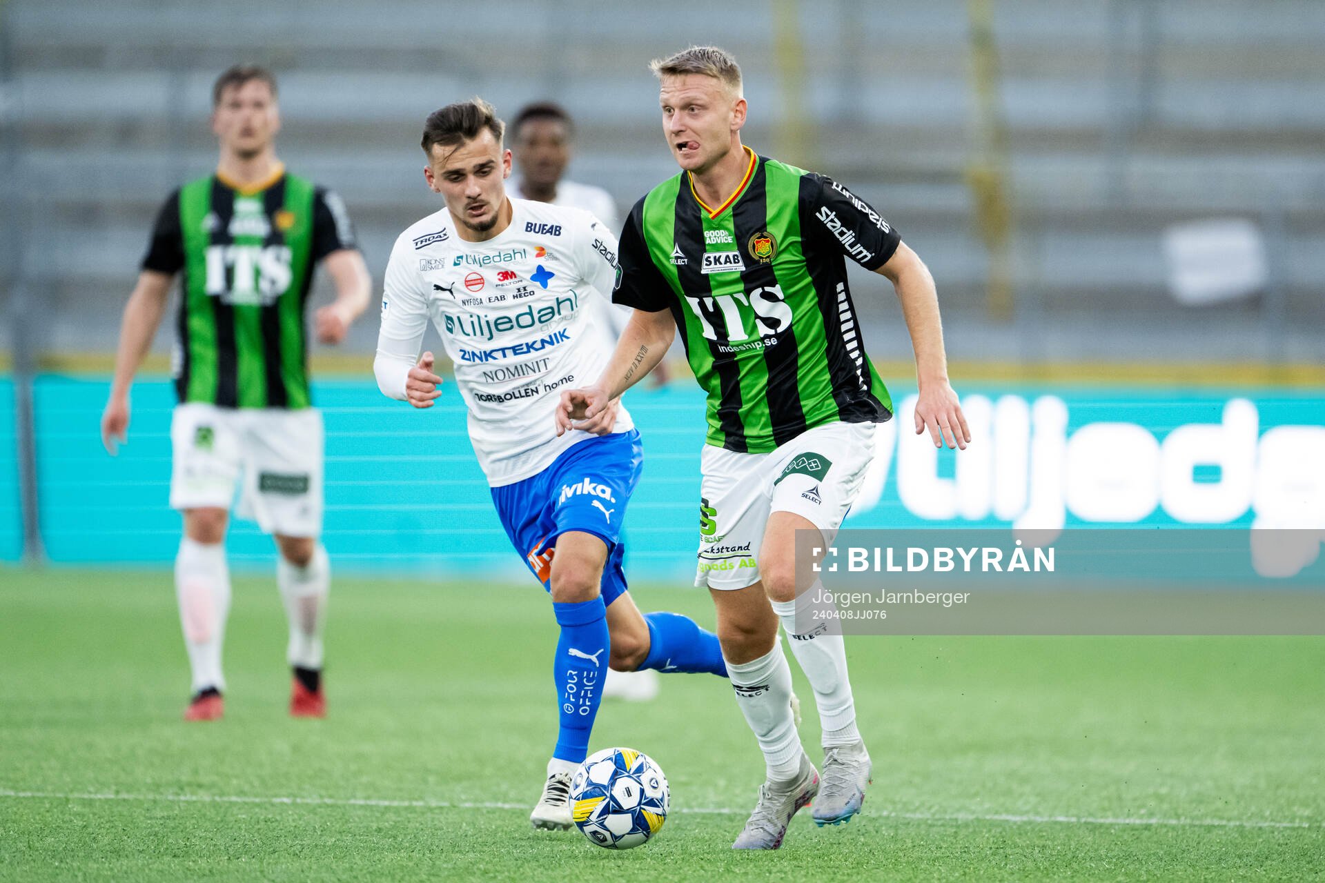 Värnamos Ajdin Zeljkovic och GAISs Joackim Åberg