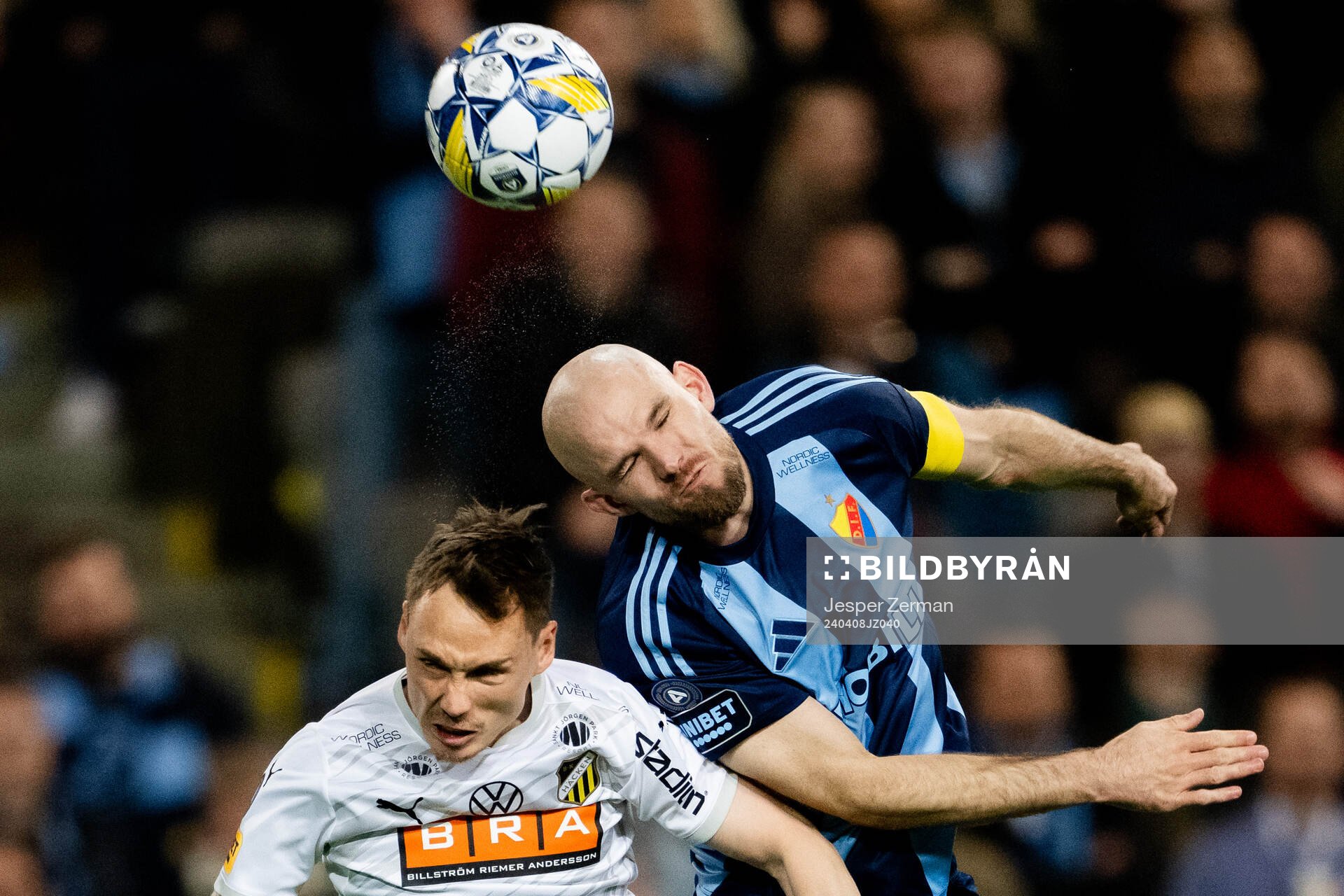 Häckens Marius Lode och Djurgårdens Marcus Danielson