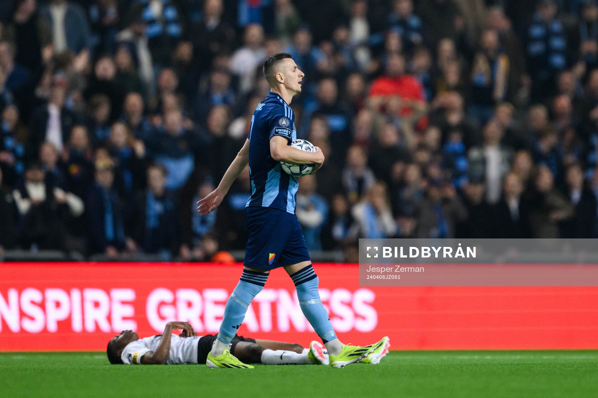 Djurgårdens Haris Radetinac deppar