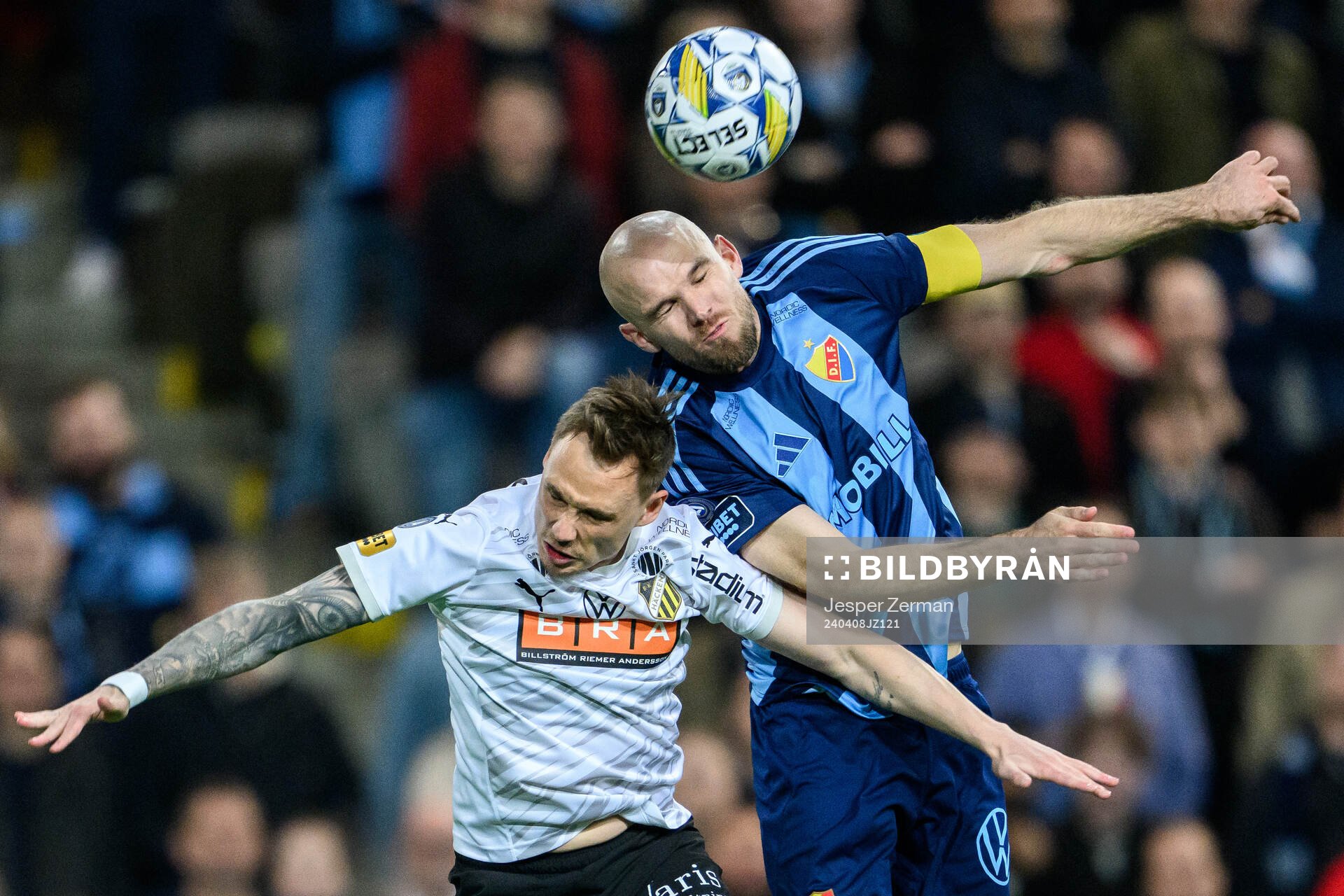 Häckens Marius Lode och Djurgårdens Marcus Danielson