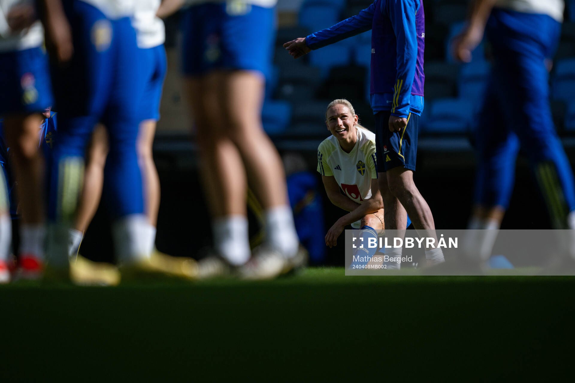Jonna Andersson of the Swedish women’s national football