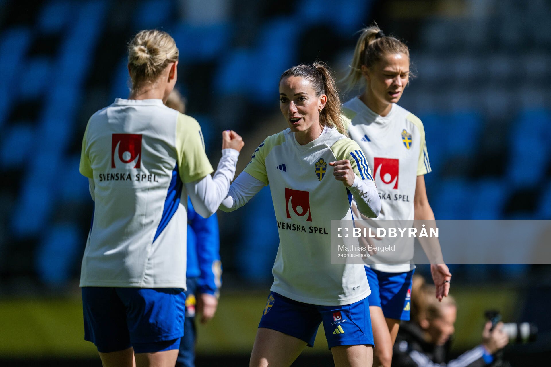 Sofia Jakobsson of the Swedish women’s national football