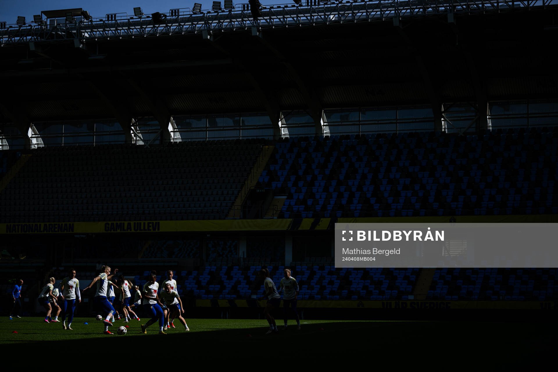 Players of the Swedish women’s national football team at