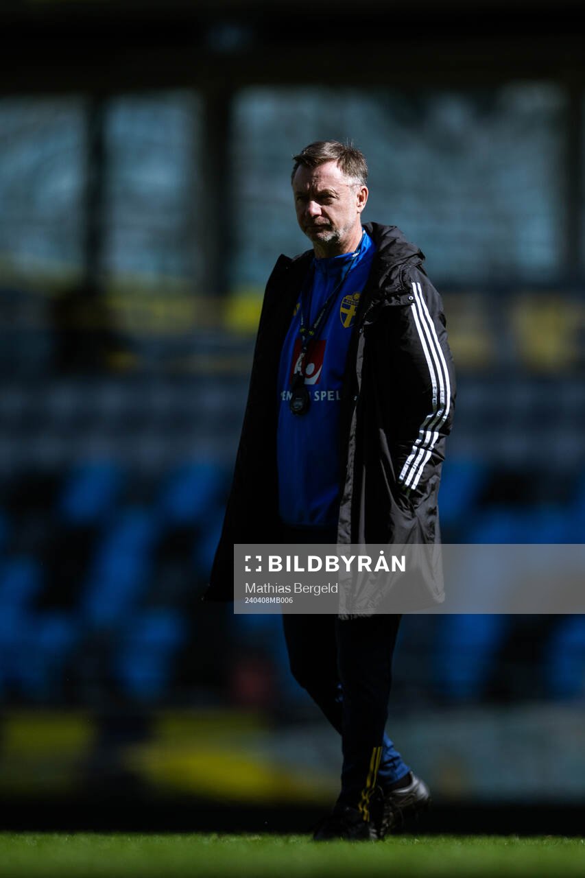 Head coach Peter Gerhardsson of the Swedish women’s