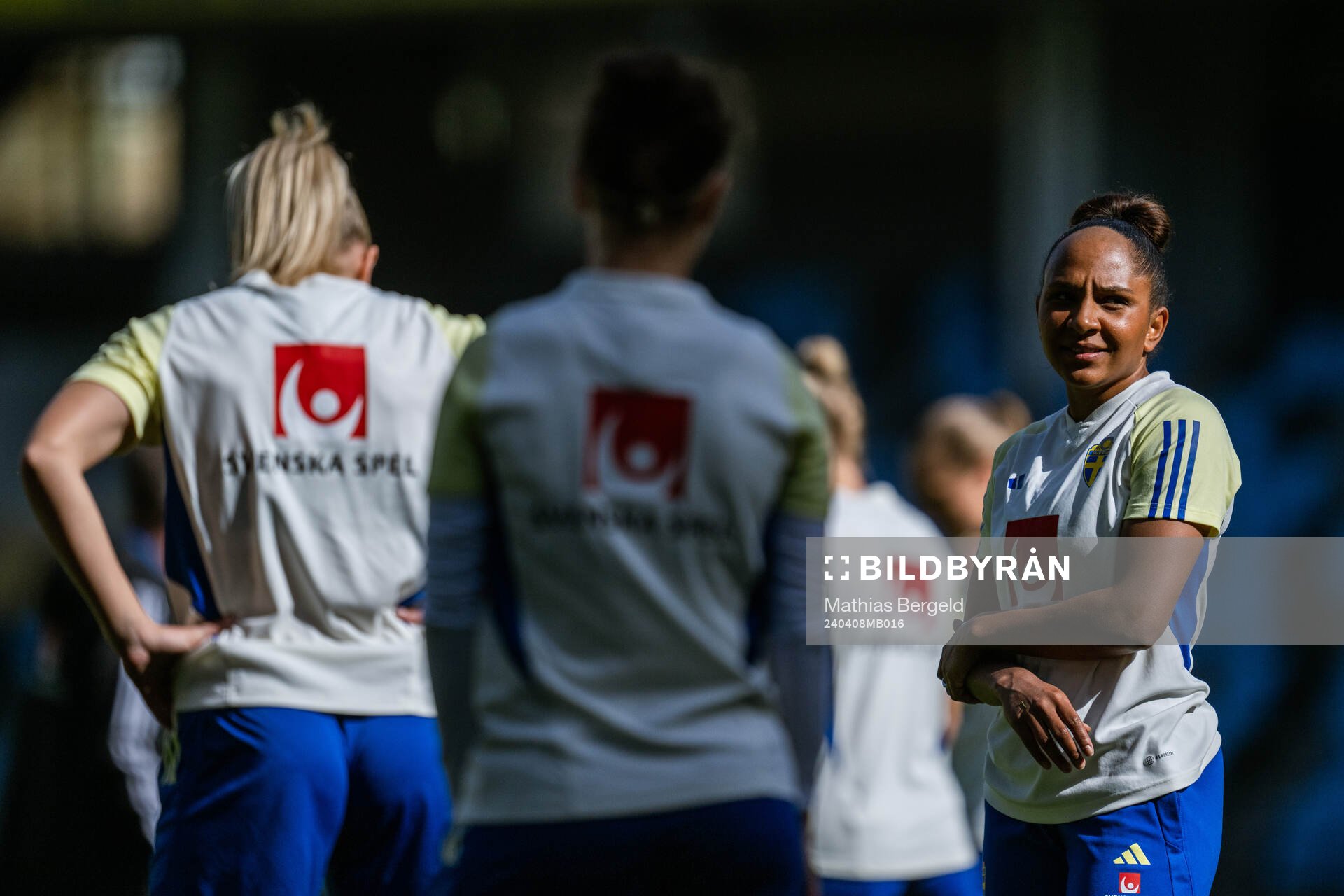 Madelen Janogy of the Swedish women’s national football