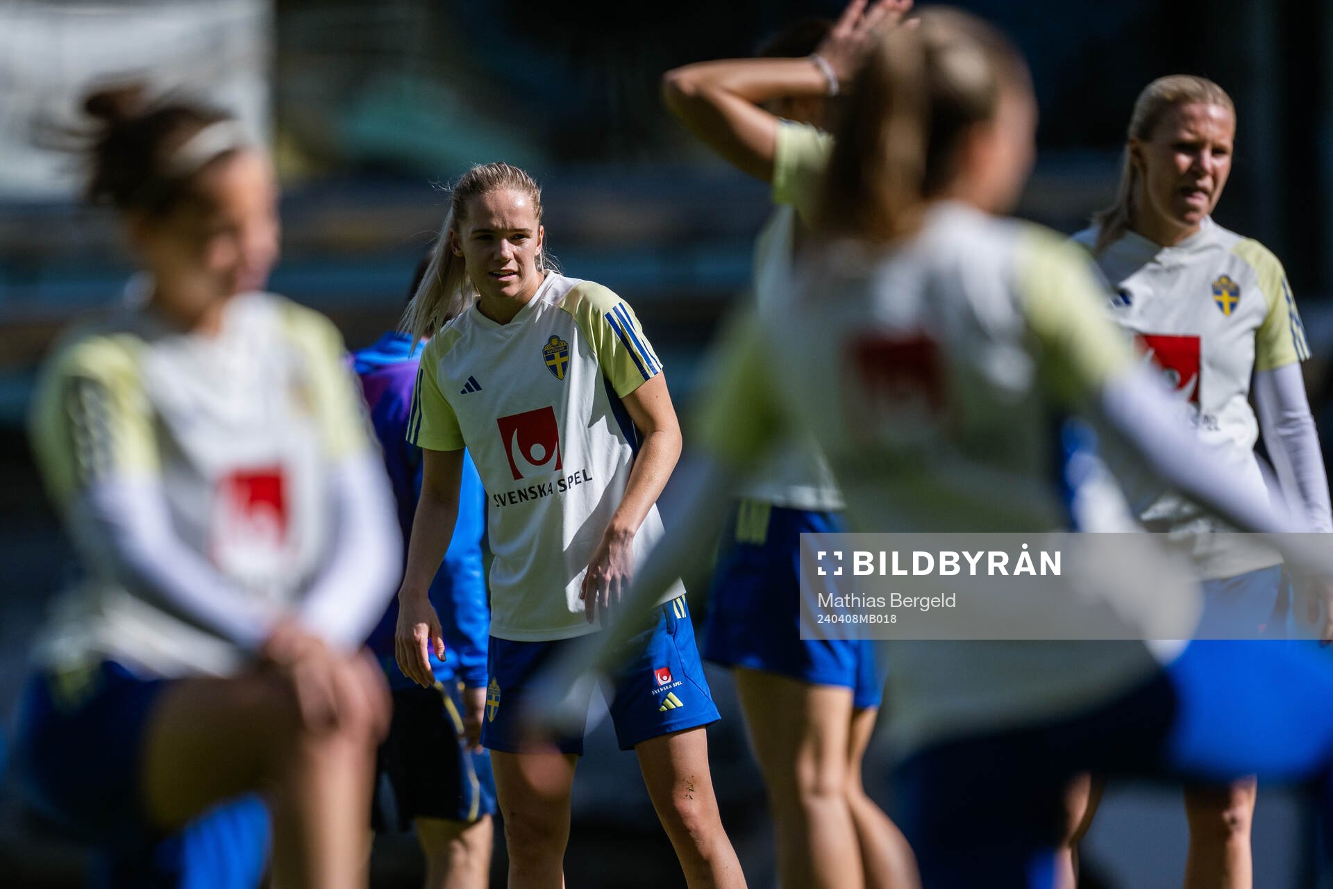 Hanna Lundkvist of the Swedish women’s national football