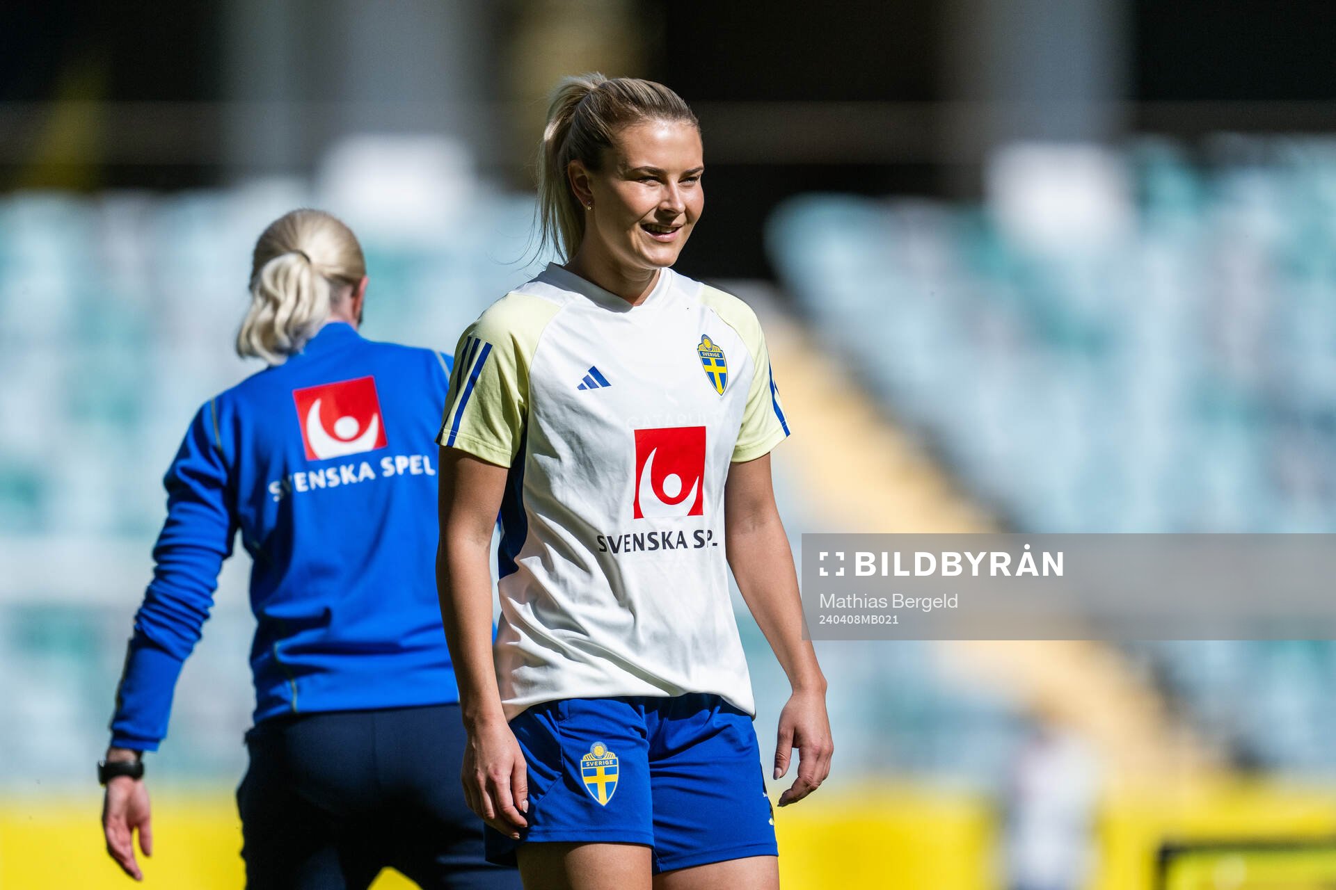 Amanda Nildén of the Swedish women’s national football