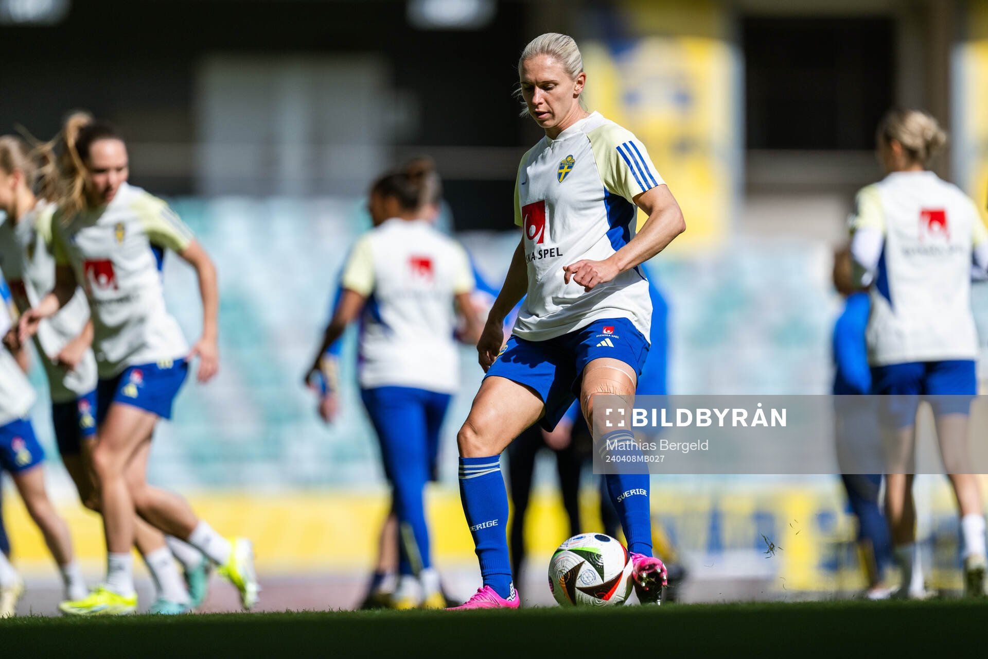 Jonna Andersson of the Swedish women’s national football